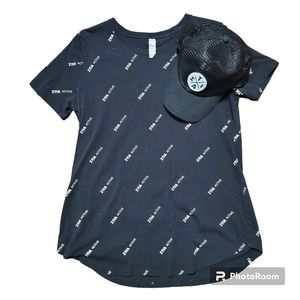 Zyia Active Logo size M Tee and Trucker Hat